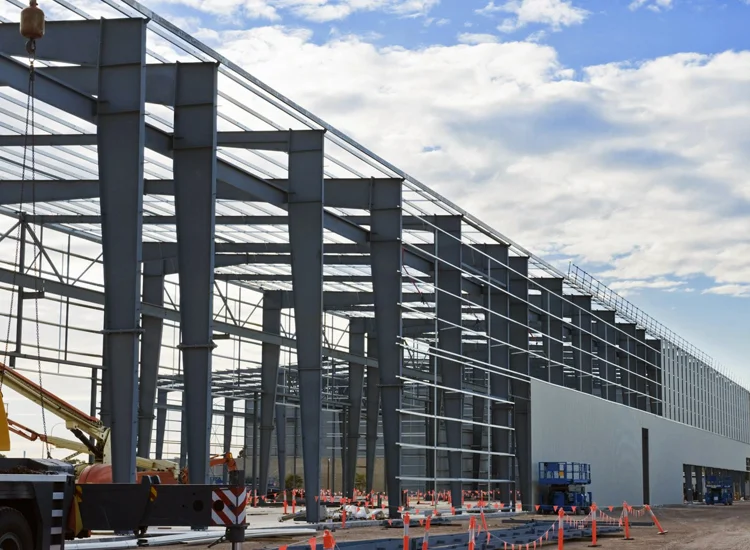Structural and infrastructure development project for commercial operations.